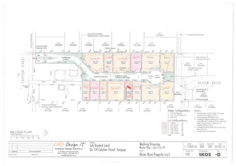 Floorplan of Homely land listing, 124 Colyton Street, Torquay QLD 4655
