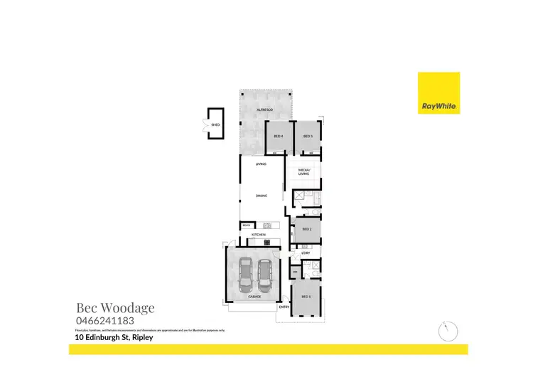 Floorplan of Homely house listing, 10 Edinburgh Street, Ripley QLD 4306
