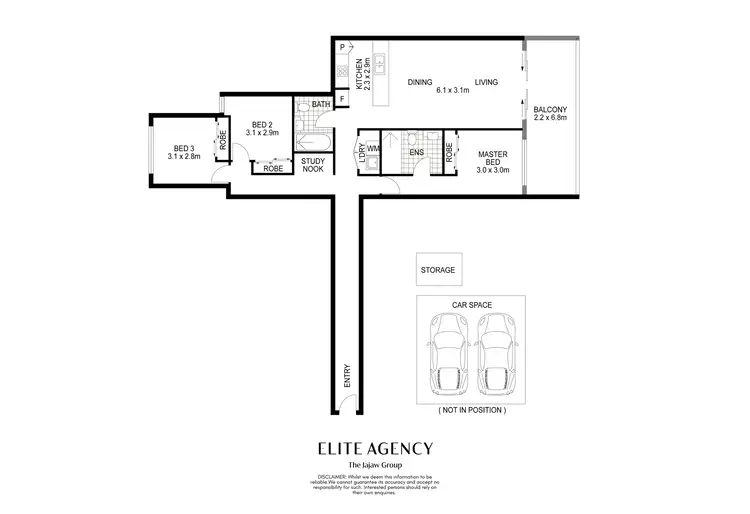 Floorplan of Homely unit listing, 212/37A Manchester Drive, Schofields NSW 2762