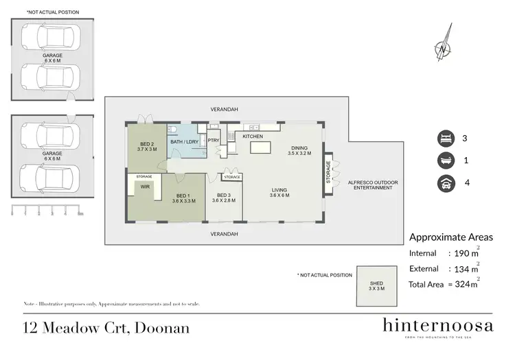 Floorplan of Homely house listing, 12 Meadow Court, Doonan QLD 4562