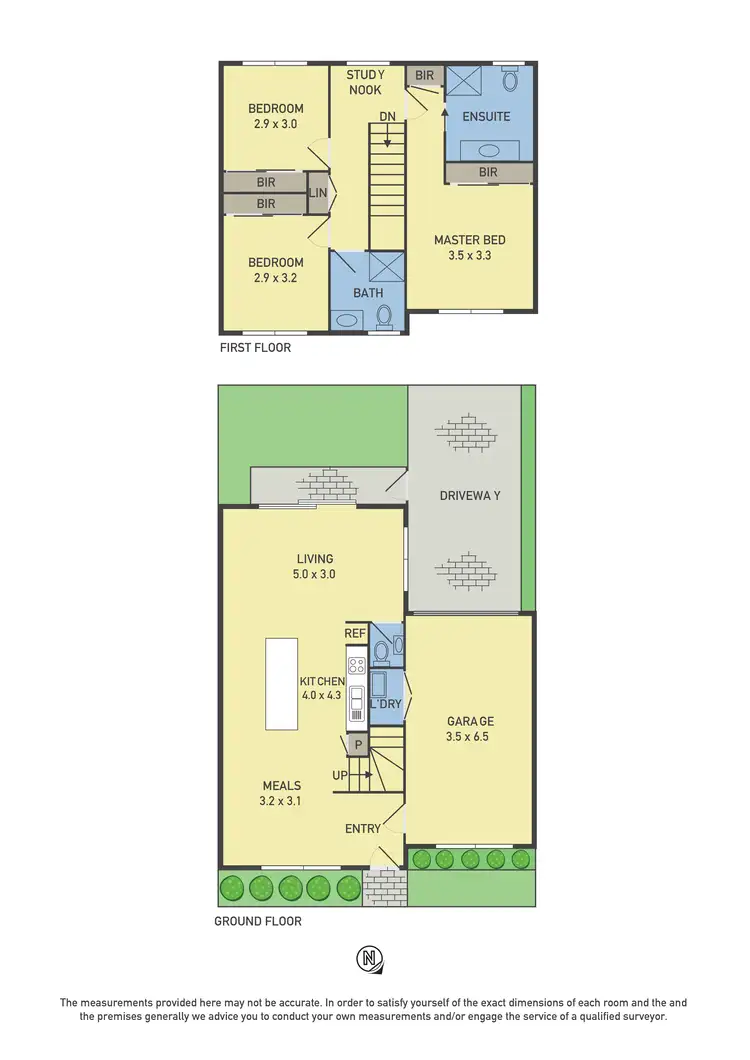 Floorplan of Homely townhouse listing, 5 Winds Walk, Greenvale VIC 3059