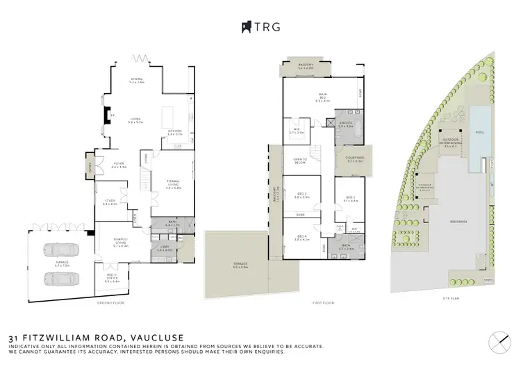 Floorplan of Homely house listing, 31 Fitzwilliam Road, Vaucluse NSW 2030