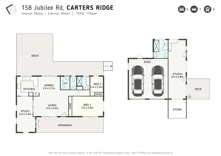 Floorplan of Homely house listing, 158 Jubilee Road, Carters Ridge QLD 4563