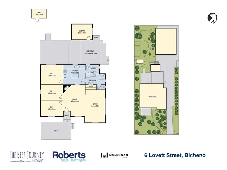 Floorplan of Homely house listing, 6 Lovett Street, Bicheno TAS 7215