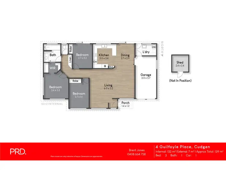 Floorplan of Homely house listing, 4 Guilfoyle Place, Cudgen NSW 2487