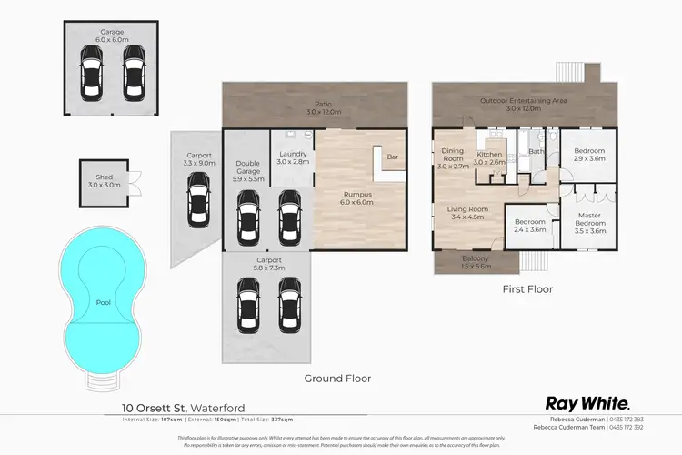 Floorplan of Homely house listing, 10 Orsett Street, Waterford West QLD 4133