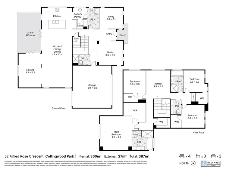 Floorplan of Homely other listing, 52 Alfred Rose Crescent, Collingwood Park QLD 4301