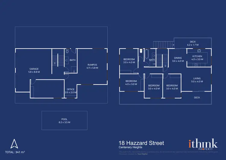Floorplan of Homely house listing, 18 Hazzard Street, Centenary Heights QLD 4350
