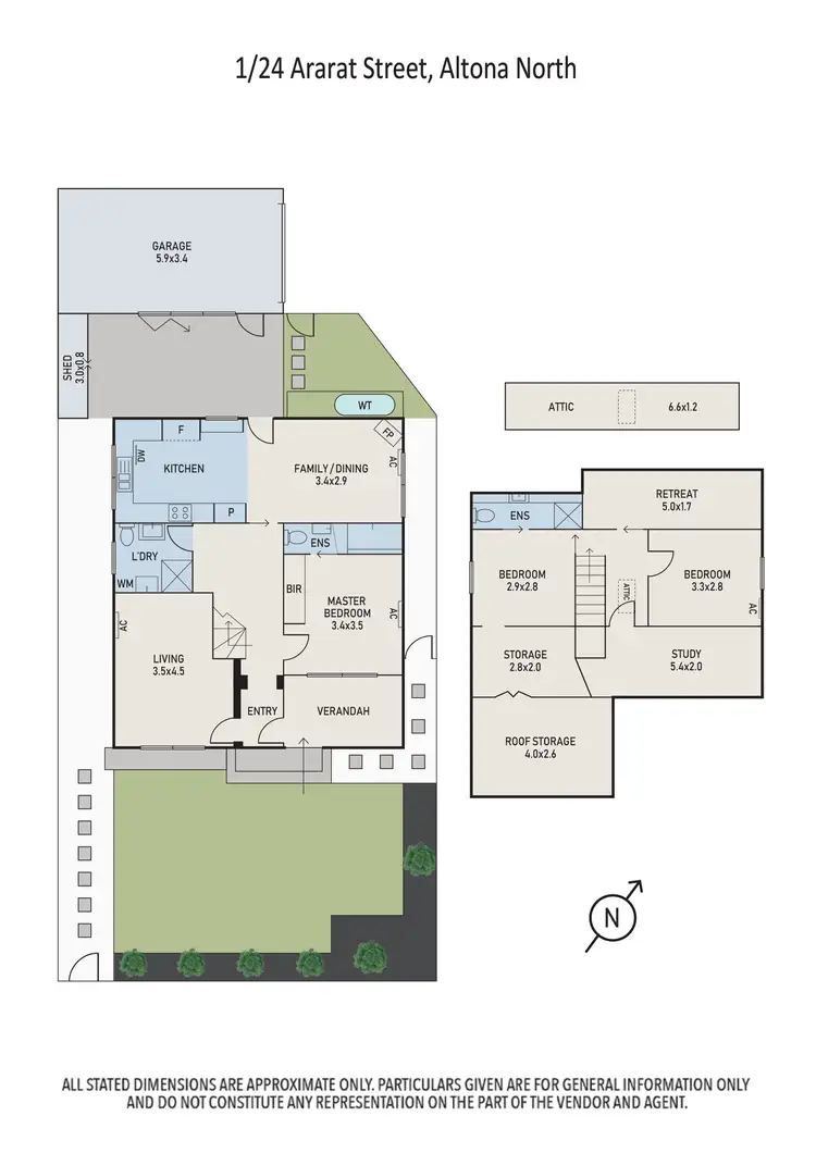 Floorplan of Homely house listing, 1/24 Ararat Street, Altona North VIC 3025