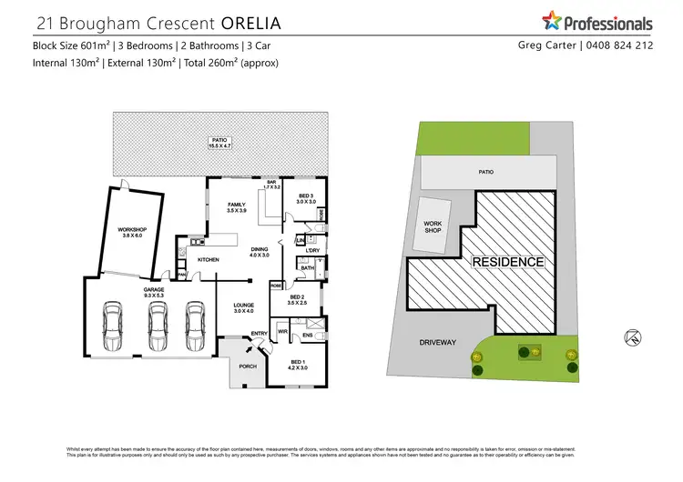 Floorplan of Homely house listing, 21 Brougham Crescent, Orelia WA 6167