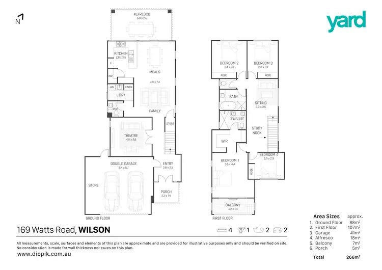 Floorplan of Homely house listing, 169 Watts Road, Wilson WA 6107