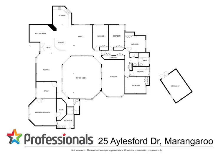 Floorplan of Homely house listing, 25 Aylesford Drive, Marangaroo WA 6064