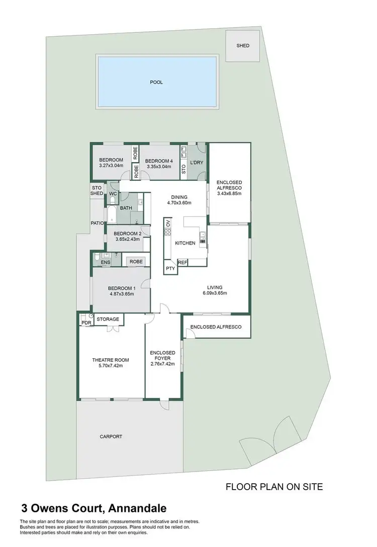 Floorplan of Homely house listing, 3 Owens Court, Annandale QLD 4814