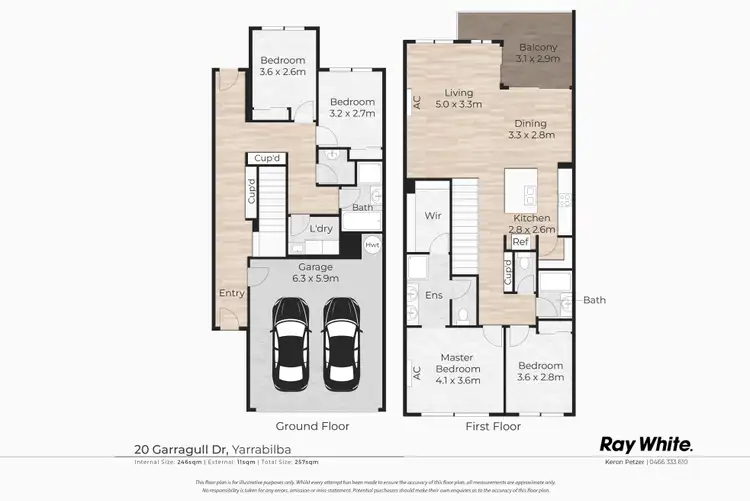 Floorplan of Homely house listing, 20 Garragull Drive, Yarrabilba QLD 4207