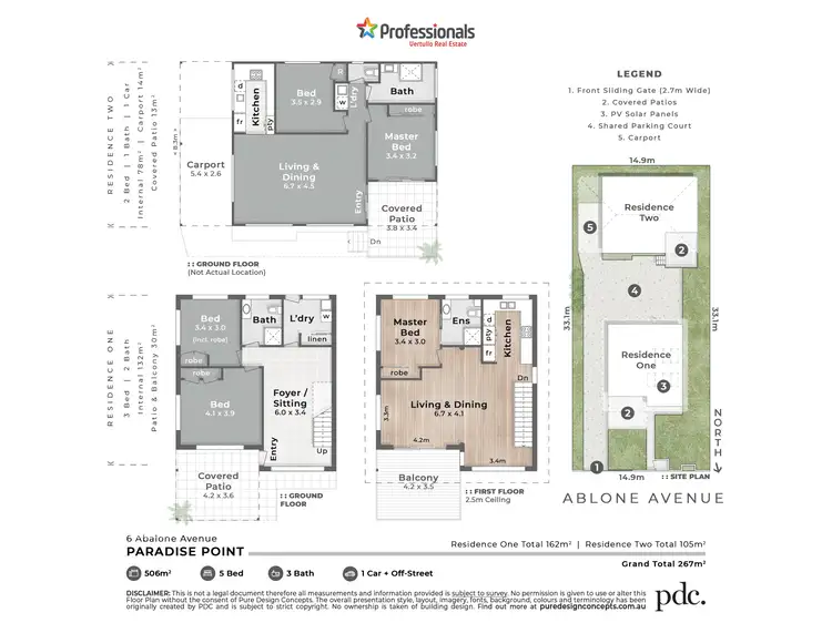 Floorplan of Homely house listing, 6 Abalone Avenue, Paradise Point QLD 4216