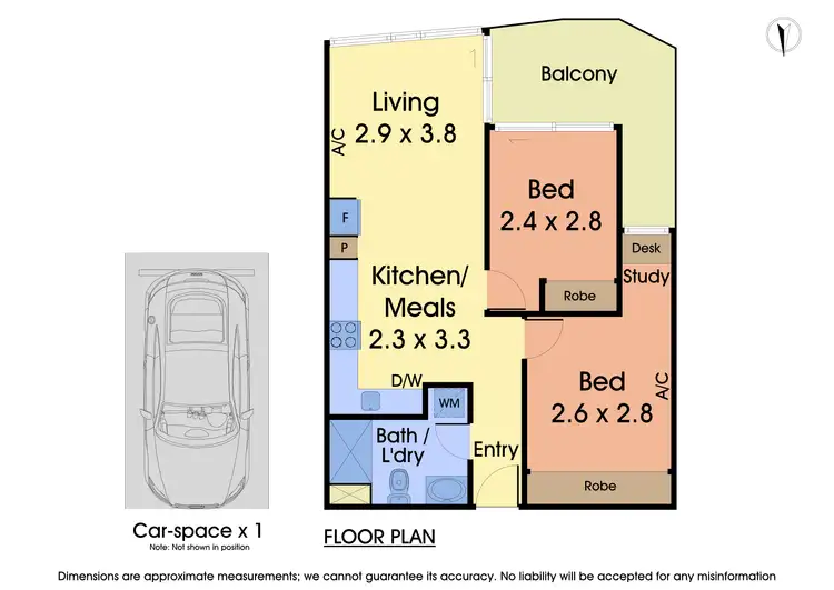 Floorplan of Homely apartment listing, 1409/850 Whitehorse Road, Box Hill VIC 3128