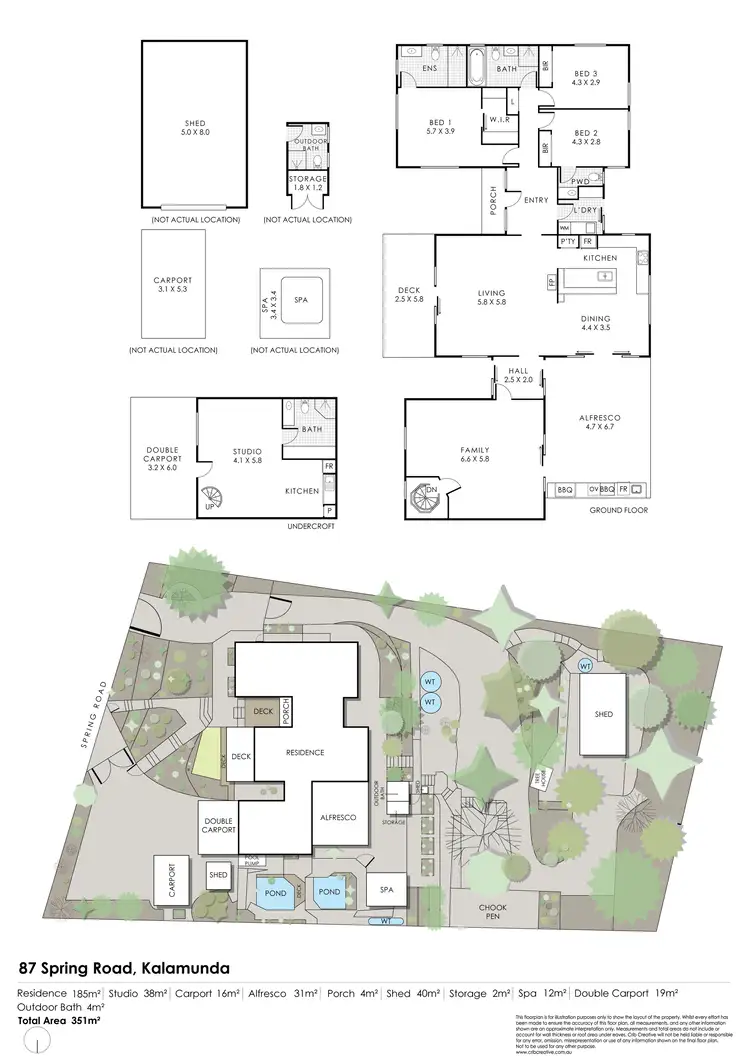 Floorplan of Homely house listing, 87 Spring Road, Kalamunda WA 6076
