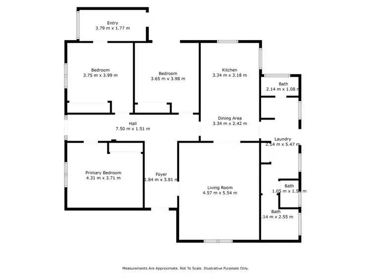 Floorplan of Homely house listing, 10 Fechler Avenue, Horsham VIC 3400