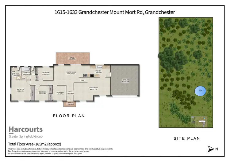 Floorplan of Homely house listing, 1615-1633 GRANDCHESTER MOUNT MORT ROAD, Mount Mort QLD 4340