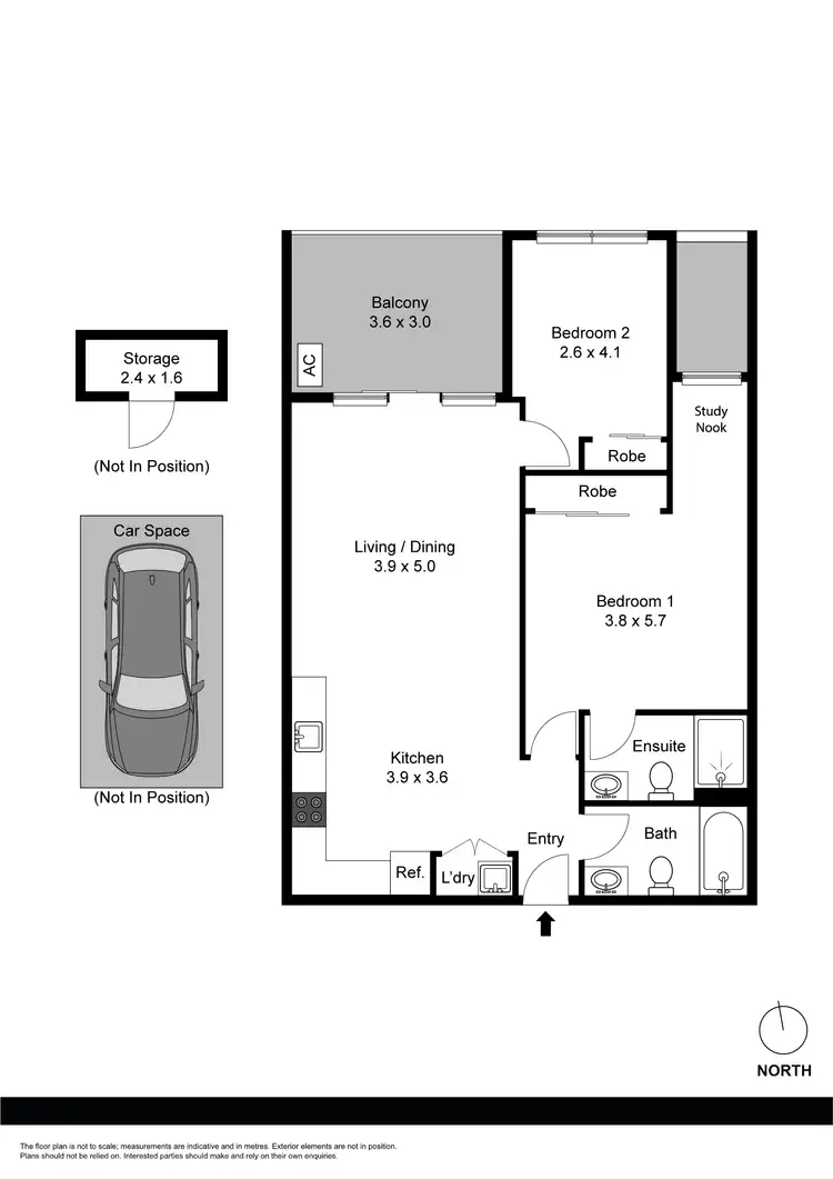 Floorplan of Homely apartment listing, 55/309-311 Peats Ferry Road, Asquith NSW 2077