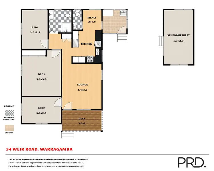 Floorplan of Homely house listing, 54 Weir Road, Warragamba NSW 2752