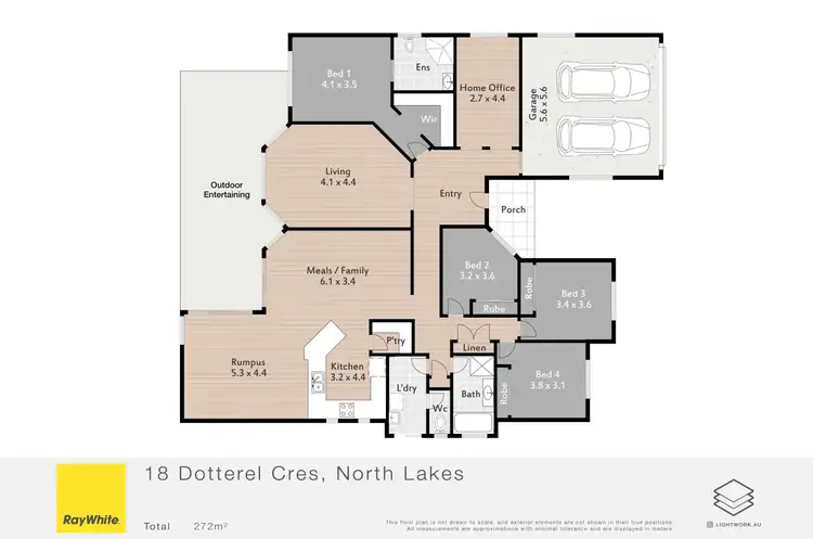 Floorplan of Homely house listing, 18 Dotterel Crescent, North Lakes QLD 4509