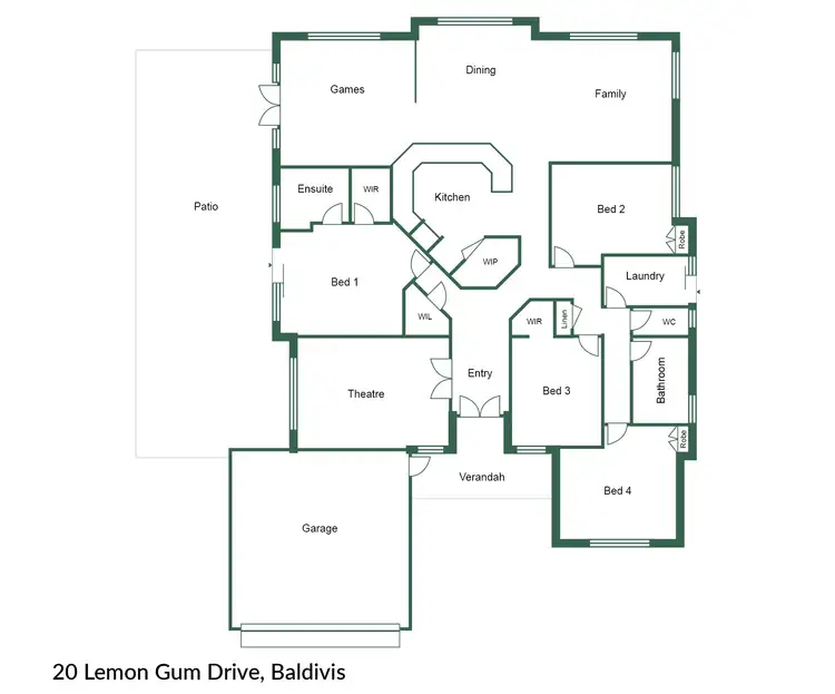 Floorplan of Homely house listing, 20 Lemon Gum Drive, Baldivis WA 6171