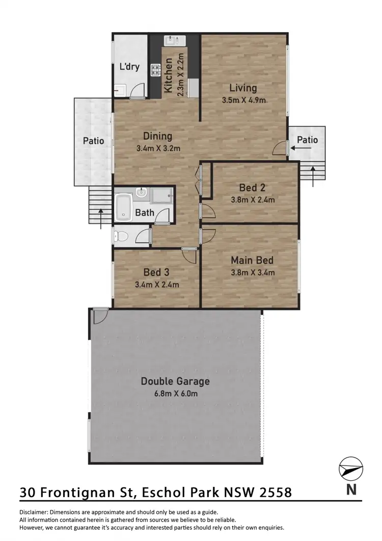 Floorplan of Homely house listing, 30 Frontignan Street, Eschol Park NSW 2558