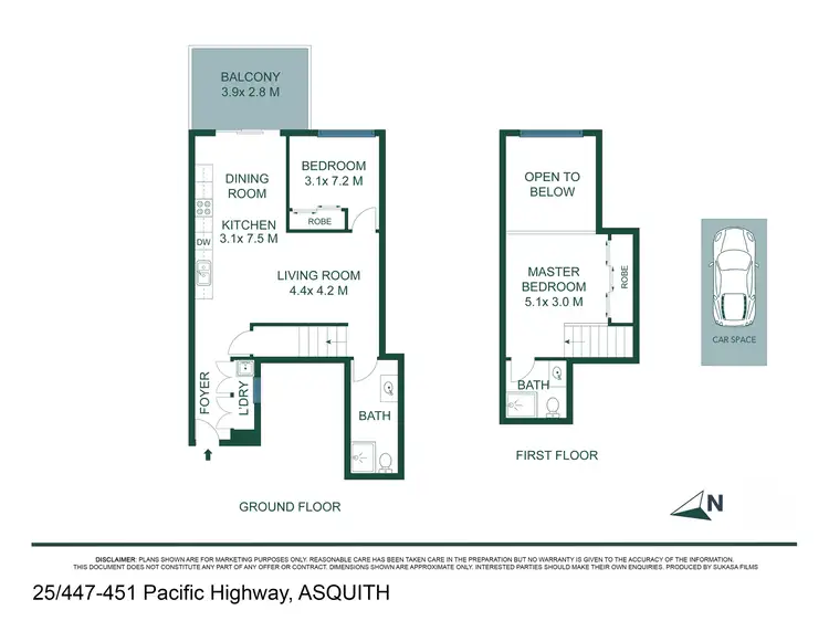 Floorplan of Homely apartment listing, 35/447-451 Pacific Highway, Asquith NSW 2077