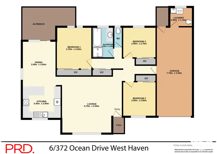 Floorplan of Homely villa listing, 6/372 Ocean Drive, West Haven NSW 2443