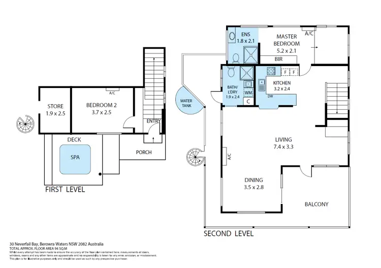 Floorplan of Homely house listing, 30 Neverfail Bay, Berowra Waters NSW 2082