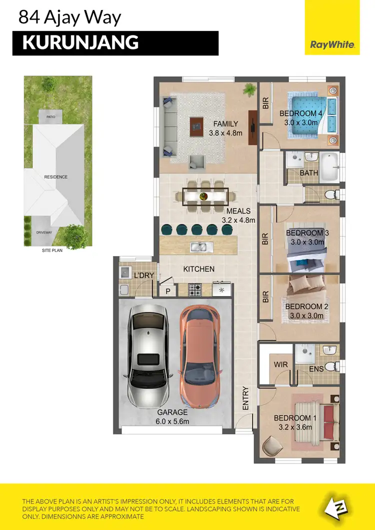 Floorplan of Homely house listing, 84 Ajay Way, Kurunjang VIC 3337