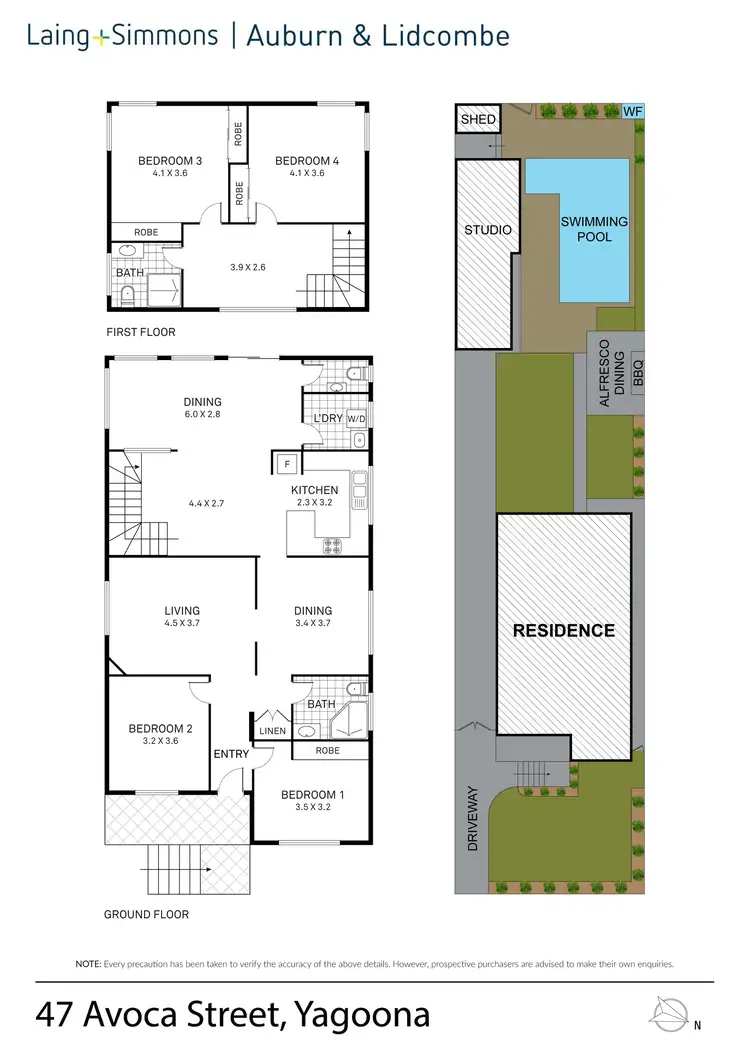 Floorplan of Homely house listing, 47 Avoca St, Yagoona NSW 2199