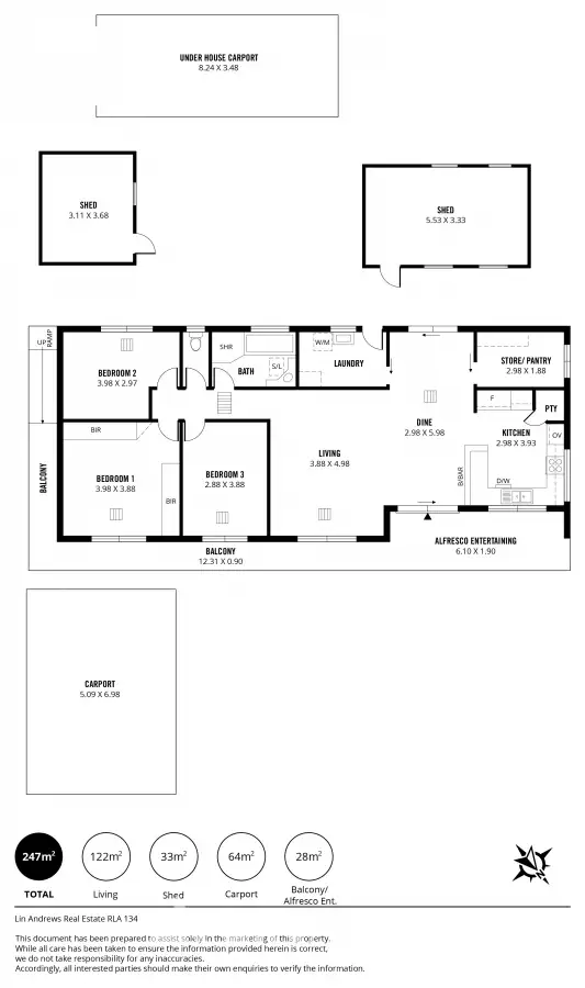 Floorplan of Homely house listing, 4 Highwood Grove, Upper Sturt SA 5156