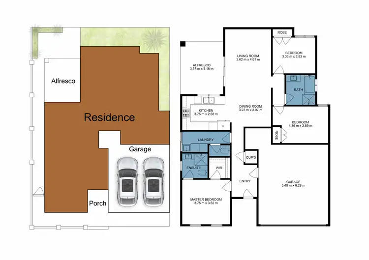 Floorplan of Homely house listing, 1/201 Boardman Road, Canning Vale WA 6155