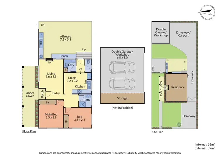 Floorplan of Homely house listing, 24 Deakin Crescent, Dandenong North VIC 3175