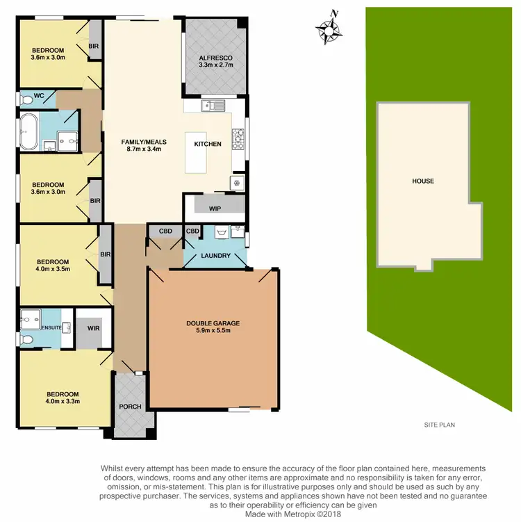 Floorplan of Homely house listing, 66 Ardent Crescent, Cranbourne East VIC 3977