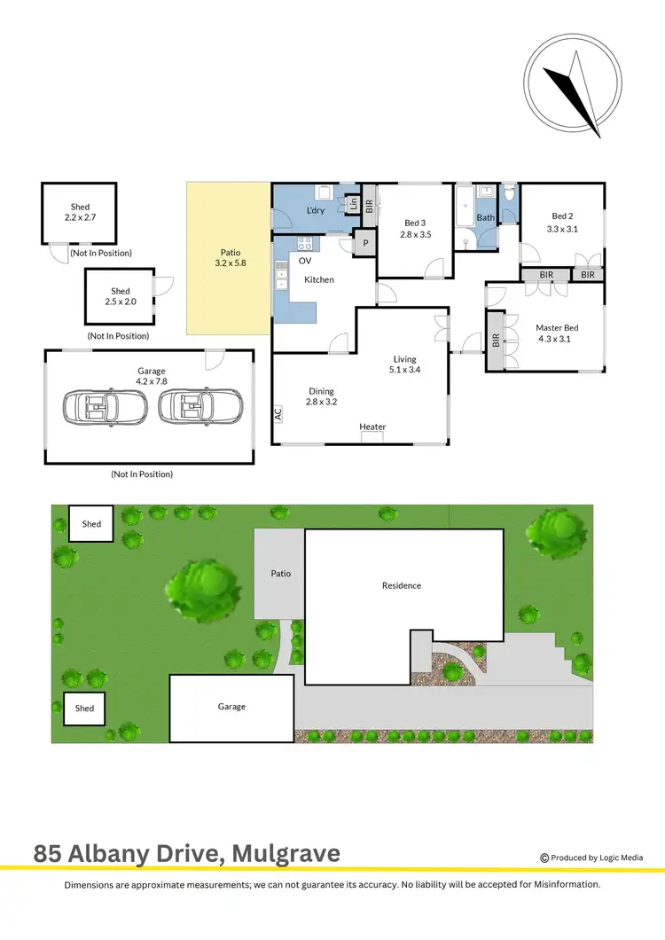 Floorplan of Homely house listing, 85 Albany Drive, Mulgrave VIC 3170