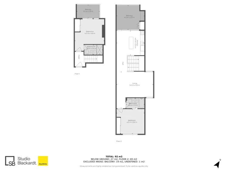 Floorplan of Homely apartment listing, 2609/59 Blamey Street, Kelvin Grove QLD 4059