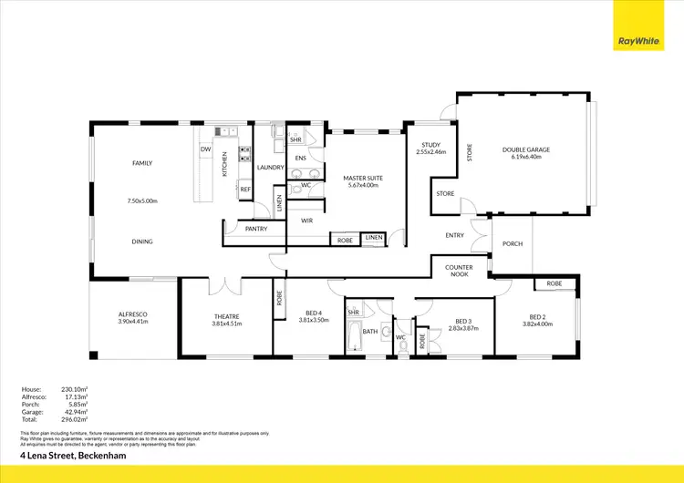 Floorplan of Homely house listing, 4 Lena Street, Beckenham WA 6107