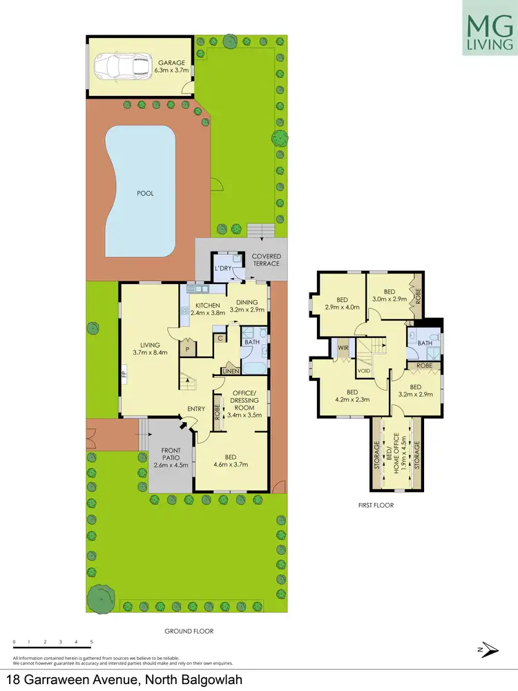 Floorplan of Homely house listing, 18 Garraween Avenue, North Balgowlah NSW 2093