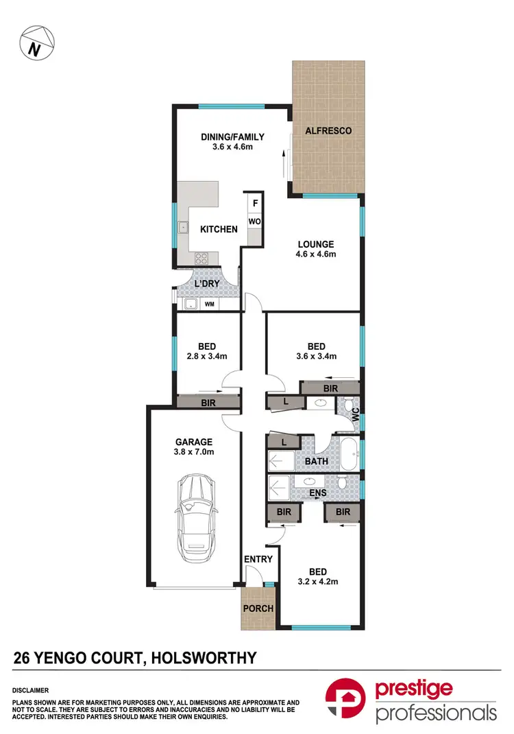 Floorplan of Homely house listing, 26 Yengo Court, Holsworthy NSW 2173