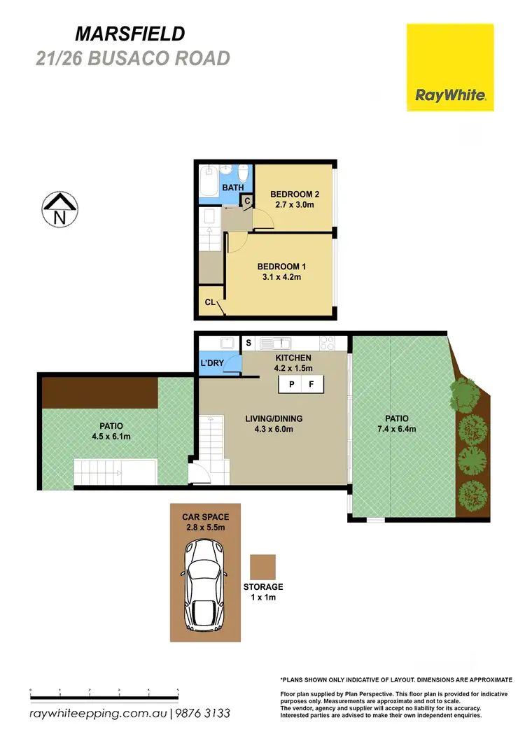 Floorplan of Homely townhouse listing, 21/26 Busaco Road, Marsfield NSW 2122
