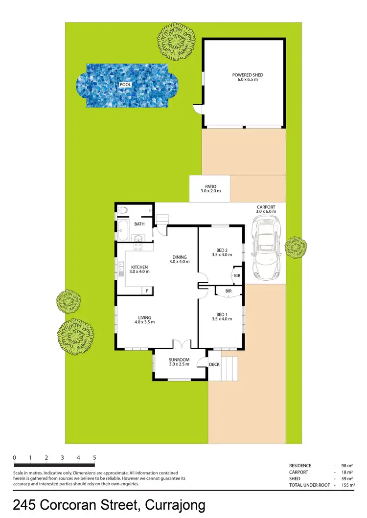 Floorplan of Homely house listing, 245 Corcoran Street, Currajong QLD 4812