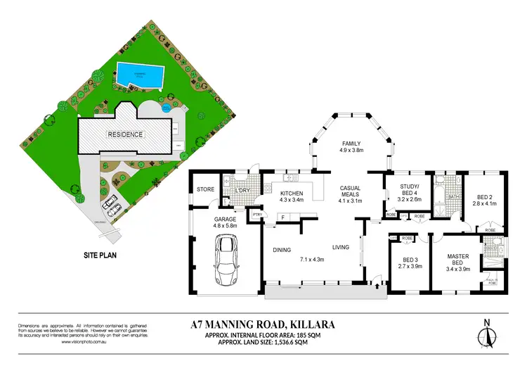 Floorplan of Homely house listing, A7 Manning Road, Killara NSW 2071