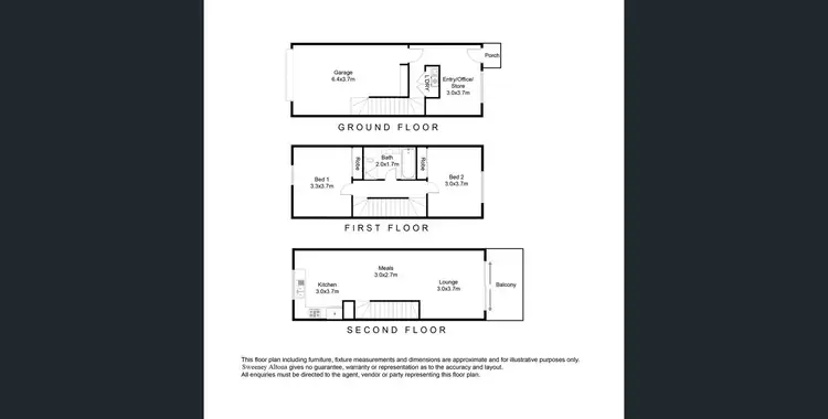 Floorplan of Homely house listing, 18A Honolulu Drive, Point Cook VIC 3030