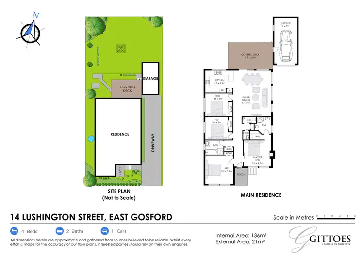 Floorplan of Homely house listing, 14 Lushington Street, East Gosford NSW 2250