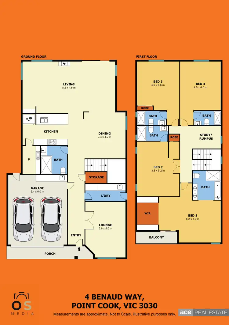 Floorplan of Homely house listing, 4 Benaud Way, Point Cook VIC 3030