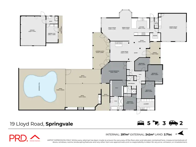 Floorplan of Homely house listing, 19 Lloyd Road, Springvale NSW 2650