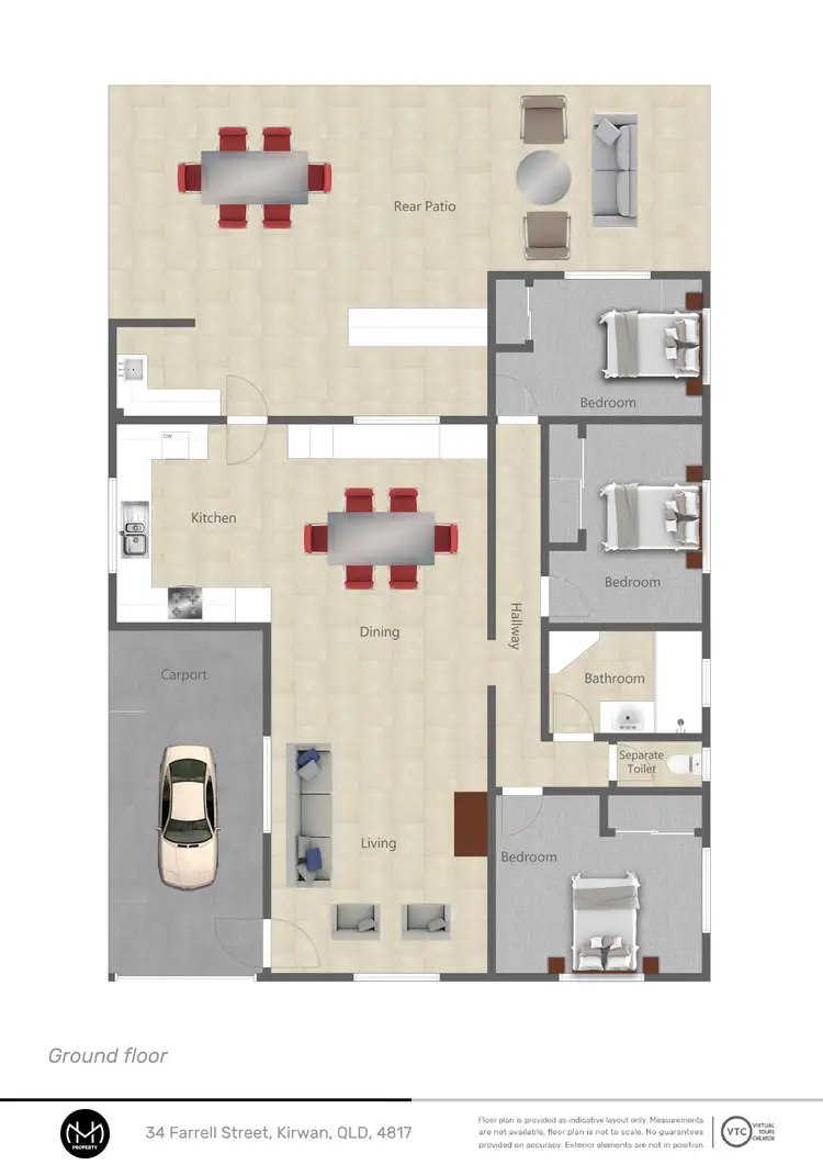 Floorplan of Homely house listing, 34 Farrell Street, Kirwan QLD 4817
